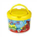 خمیر بازی 6 رنگ سطلی کوچک 1001 ARYA